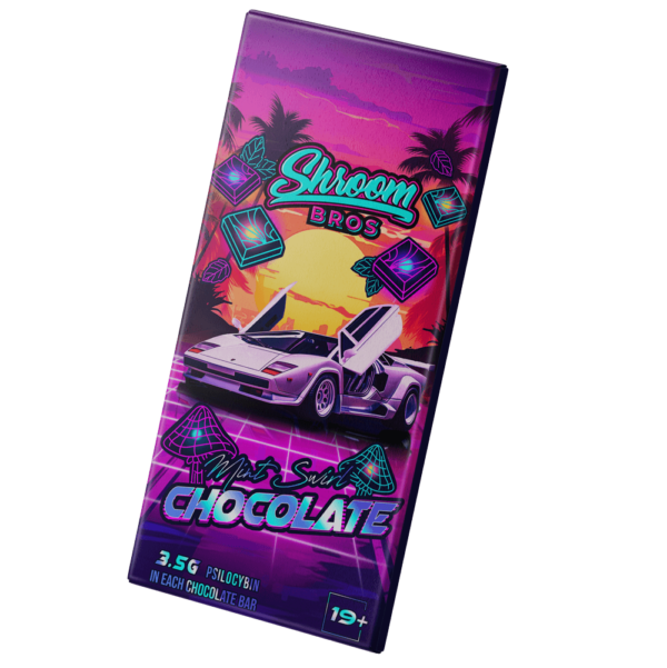 MINT SWIRL MAGIC MUSHROOM CHOCOLATE BARS (3.5GS EACH)