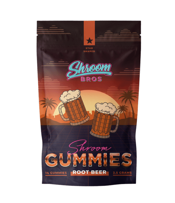 Magic Mushrooms Gummies – Root Beer (3.5g)