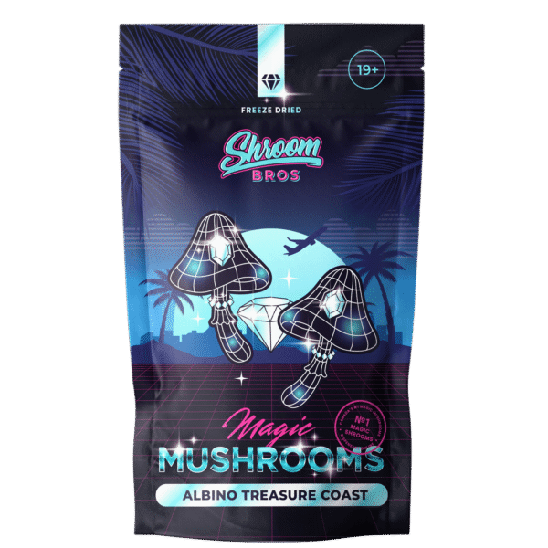 Albino Treasure Coast Magic Mushrooms (Freeze Dried)