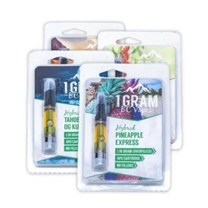 BC Vapes THC Distillate Cartridges | 1.1G