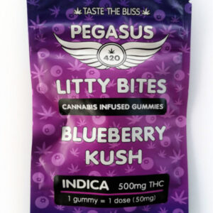 BLUEBERRY KUSH Gummies – by Pegasus 420