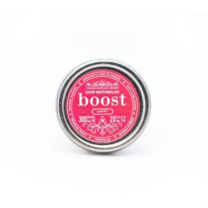 Boost Edibles – Sour Watermelon 300mg THC Cubes