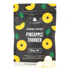 Pineapple Thunder Vegan Gummies (BuudaBomb) 250mg THC