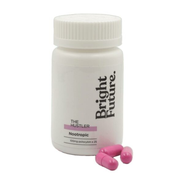 Bright Future – Microdose Capsules – The Hustler – (100mg x 25 Capsules) - Image 2