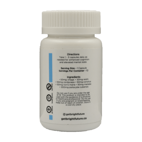 Bright Future – Microdose Capsules – The Party – (300mg x 10 Capsules) - Image 3