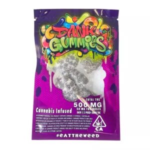 Dank Grape Gummies 500mg THC