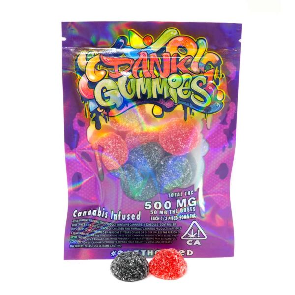 Dank Gummies Berries 500mg Thc
