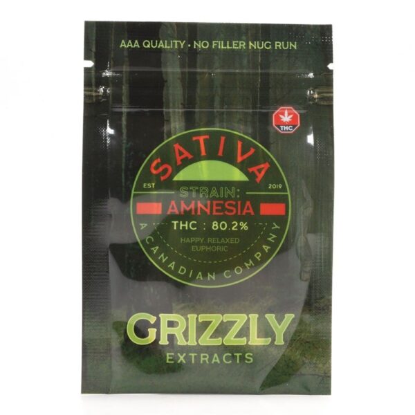 Amnesia Shatter – Grizzly Extracts