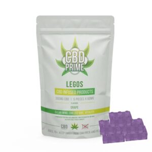 CBD Prime Lego Gummies – Grape – 300mg CBD