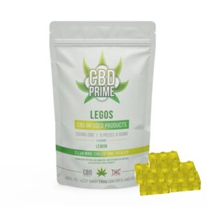 CBD Prime Lego Gummies – Lemon – 300mg CBD