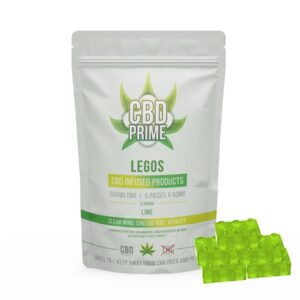 CBD Prime Lego Gummies – Lime – 300mg CBD