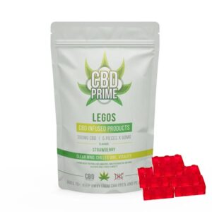 CBD Prime Lego Gummies – Strawberry – 300mg CBD
