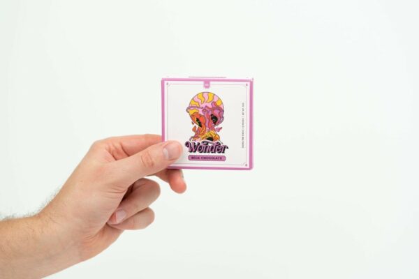 Wonder – Psilocybin Chocolate Bar – Milk Chocolate – Golden Teacher - Image 3