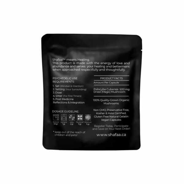 Dissolve Macrodose Magic Mushroom Capsules – 5g - Image 2