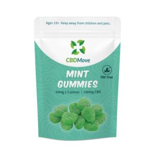 CBD Move Gummies – Mint – 100mg CBD