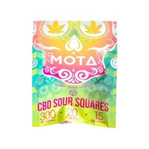 Mota CBD Sour Squares (300mg CBD)