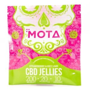 200mg CBD Strawberry and Key Lime Jellies (Mota)