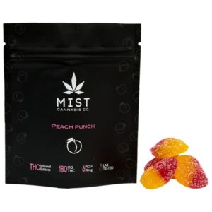 Peach Punch 180mg THC – Mist Cannabis Co.