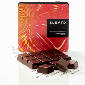 Elevtd – Sativa Dark THC Chocolate Bar (320mg)