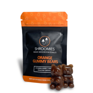 Shroomies Orange Gummy Bears – 1000mg