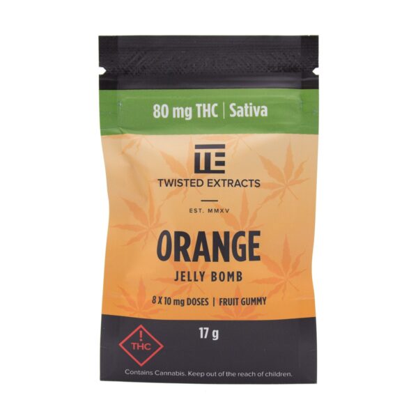 Twisted Extracts – THC Jelly Bomb (80mg) - Image 3