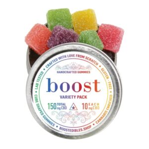 Boost Edibles Multi Pack 150mg CBD Cubes