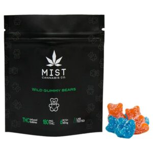 Wild Gummy Bears 180mg THC – Mist Cannabis Co.