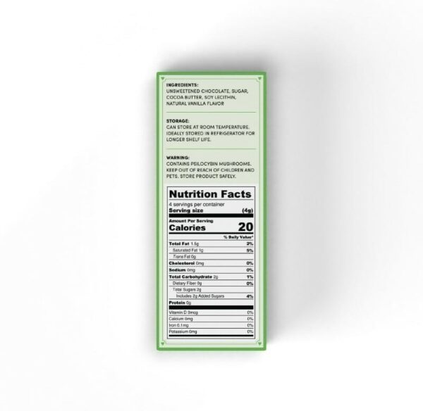 Wonder – Psilocybin Chocolate Bar – Dark Chocolate - Image 7