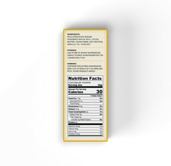 Wonder – Psilocybin Chocolate Bar – Hazelnut - Image 8