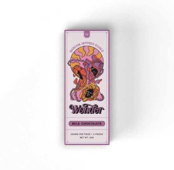 Wonder – Psilocybin Chocolate Bar – Milk Chocolate – Golden Teacher - Image 6