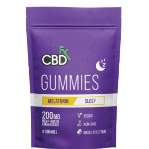 CBDfx Melatonin CBD Sleep Gummies 200mg CBD(8 Count Pack)