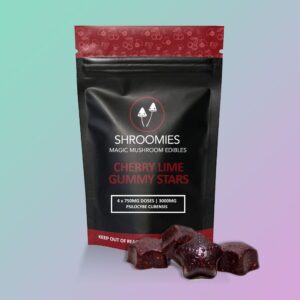 SHROOMIES CHERRY LIME GUMMY STARS – 3000MG