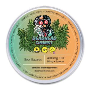 Deadhead Chemist 400MG THC Sour Squares