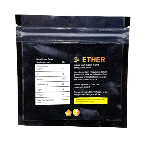 Ether Magic Mushroom Treats Mango Jelly 2000mg - Image 2