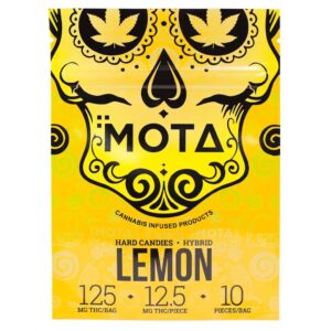 Mota Lemon Hard Candy 125mg THC