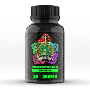 Magic Mushroom Microdose Capsules | Amazonian 200mg | 20 Capsules | Medusa Extracts