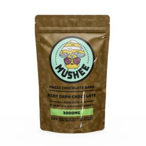 Magic Mushroom Mint Dark Chocolate Bar- 3000MG – Mushee