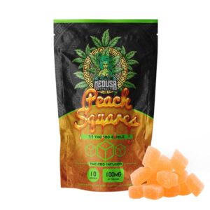 Medusa Extracts 1:1 Tropical Peach Squares 100mg THC/CBD