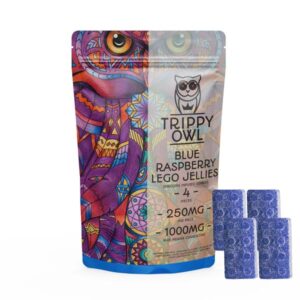 Blue Raspberry Lego Jellies – 1000mg – Trippy Owl