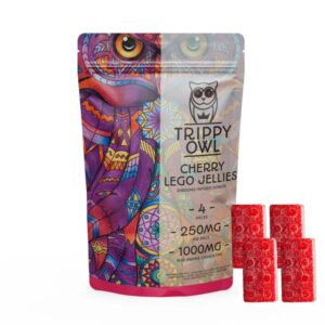 Cherry Lego Jellies – 1000mg – Trippy Owl