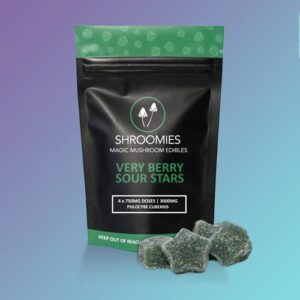 SHROOMIES VERY BERRY SOUR STARS – 3000MG